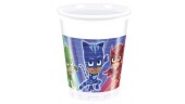 Copos PJ Masks Plastico 200ml - 8 Und.