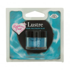 Corante Alimentar em Pó com Brilho Pearl Pale Pacific Blue RD