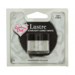 Corante Alimentar em Pó com Brilho Starlight Comet White RD