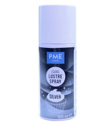 Corante Alimentar em Spray Prata 100ml PME