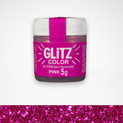 Corante Glitz Color Pink Fab 5g