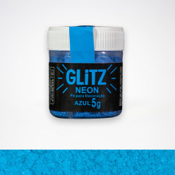 Corante Glitz Neon Azul Fab 5g