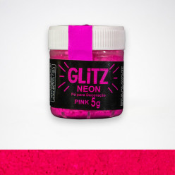 Corante Glitz Neon Pink Fab 5g