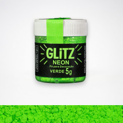 Corante Glitz Neon Verde Fab 5g