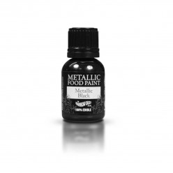 Corante Liquido Metalizado Preto 25ml Rainbow