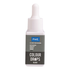 Corante Preto Colour Drops PME 20ml