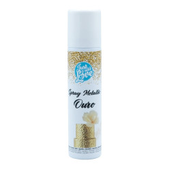 Corante Spray Metallic Ouro 75ml