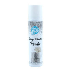 Corante Spray Metallic Prata 75ml