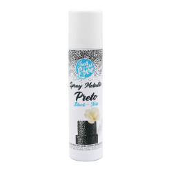 Corante Spray Metallic Preto