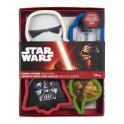 Cortadores Bolacha Star Wars 4 peças