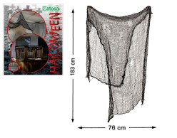 Cortina Decoração Preta Halloween