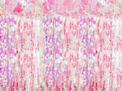 Cortina Iridescente Rosa 100x200cm