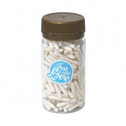 Decoração Bastonetes Branco 65g