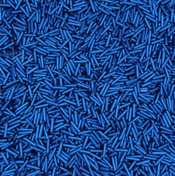 Decoração Bastonetes Metalizados Azul 65g