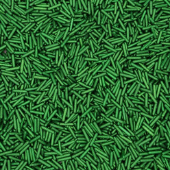 Decoração Bastonetes Metalizados Verde 65g