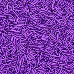 Decoração Bastonetes Metalizados Violeta 65g