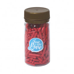 Decoração Bastonetes Vermelho 65g