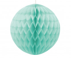 Decoração Bola Favo Mel Menta 20cm