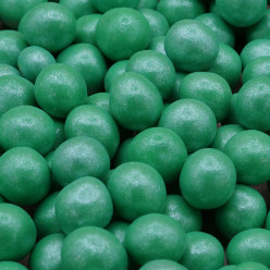 Decoração Bolas Cereal Verde 100g