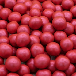 Decoração Bolas Cereal Vermelho 100g