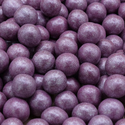 Decoração Bolas Cereal Violeta 100g