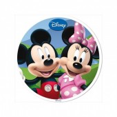 Decoração Bolo Mickey e Minnie 20cm