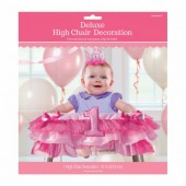 Decoração Cadeirinha Deluxe 1º Aniv. Menina