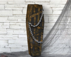 Decoração Caixão Halloween