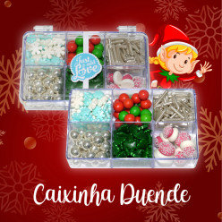 Decoração Caixinha Duende Natal 100g