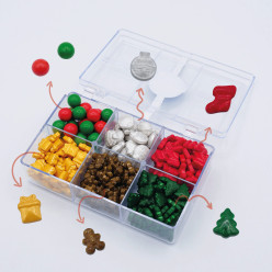 Decoração Caixinha Rodolfo Natal 100g