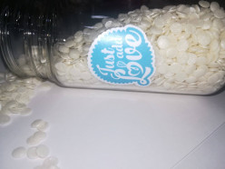 Decoração Confettis Branco 55gr