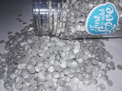 Decoração Confettis Prata 55gr