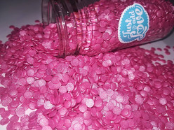 Decoração Confettis Rosa 55gr