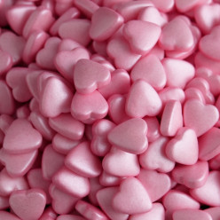 Decoração Coração 3D Rosa Claro