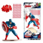 Decoração de Bolo Capitão América