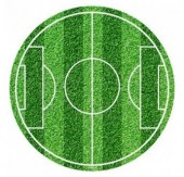 Decoração de bolo de Aniversário Futebol