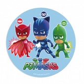 Decoração de bolo obreia de Aniversário PJ Masks