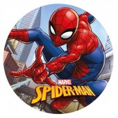 Decoração de bolo obreia de Aniversario Spiderman