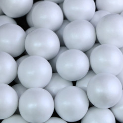 Decoração Esfera Crocante Branca 100g