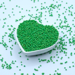 Decoração Esferas 2mm Verde 100g