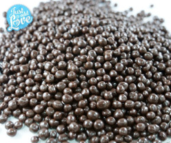 Decoração Esferas Negra 4mm 100g