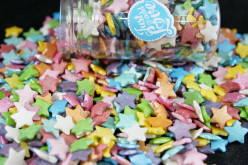 Decoração Estrelas Coloridas Grandes 50g