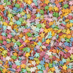 Decoração Estrelas Coloridas Médias 55g