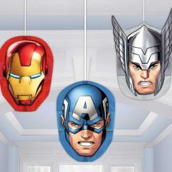 Decoração Favo de Mel Avengers