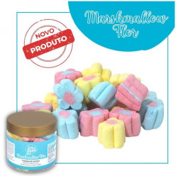 Decoração Marshmallow Flor 50g