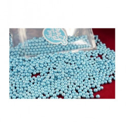 Decoração Mini Crisp Azul Claro 100gr