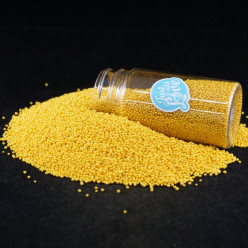 Decoração Missanga Dourada 75g