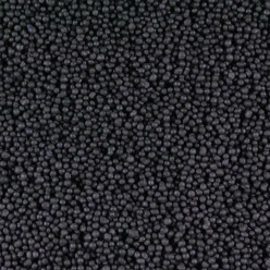 Decoração Missanga Preta 75g