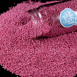 Decoração Missanga Rosa Choque 75g