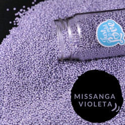 Decoração Missanga Violeta 75g
